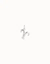 Unode50 Aries Shaped Charm In Silver