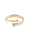 Unode50 Bangle Bracelet With Inner Spring In Gold
