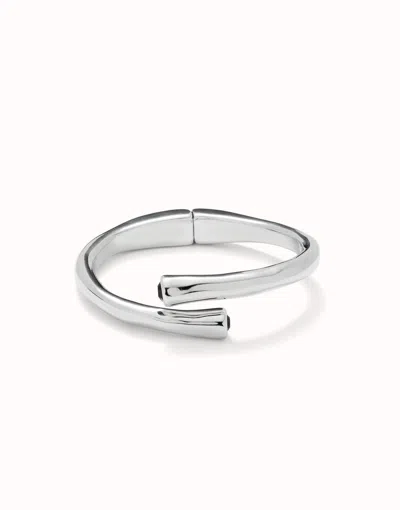 Unode50 Bangle Bracelet With Two Black Crystal