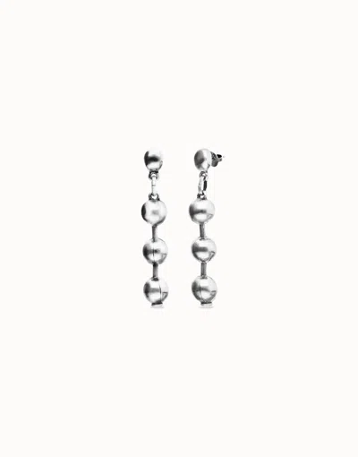Unode50 Bead Drop Earrings In Transparent