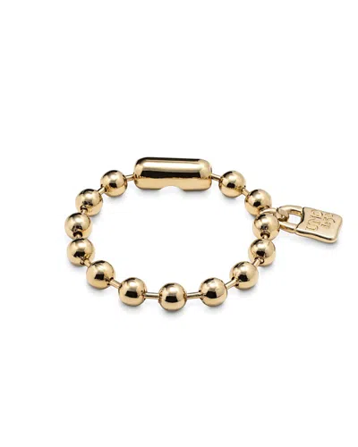 Unode50 Beadline Bracelet In Gold
