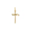 Unode50 Big Cross Metal Alloy Charms In Gold