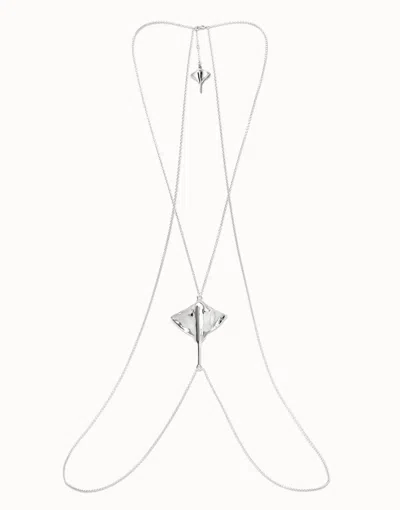Unode50 Body Chain With Manta Ray In Silver