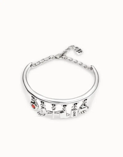 Unode50 Bracelet Lovekeys In Silver