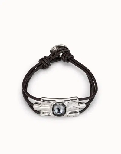 Unode50 Bracelet Spidergrey In Gray