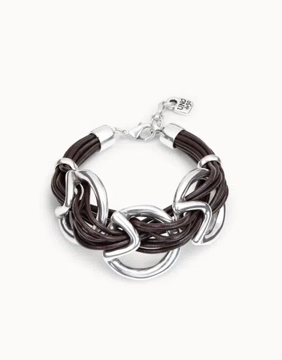 Unode50 Bracelet Steps In Animal Print