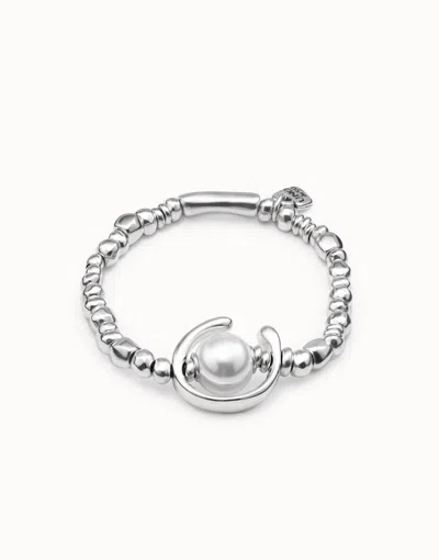 Unode50 Bracelet With White Pearl
