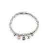 Unode50 Buddha Charm Crystal Bracelet In Metallic