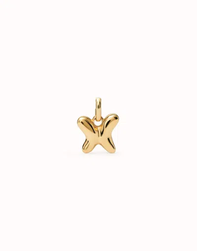 Unode50 Butterfly Charm In Gold