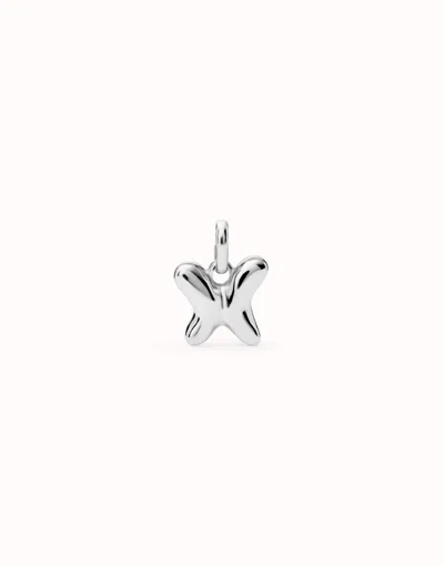 Unode50 Butterfly Charm In Silver