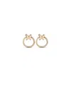 Unode50 Butterfly Swing Hoops In Gold