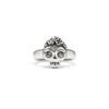 Unode50 Calavera Bold Skull Ring In Silver
