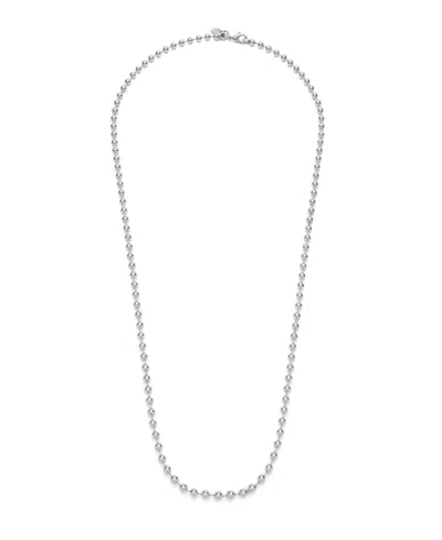Unode50 Chain Of Metal Alloy Balls Plated In Silver