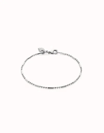 Unode50 Charm Chain Bracelet In Silver