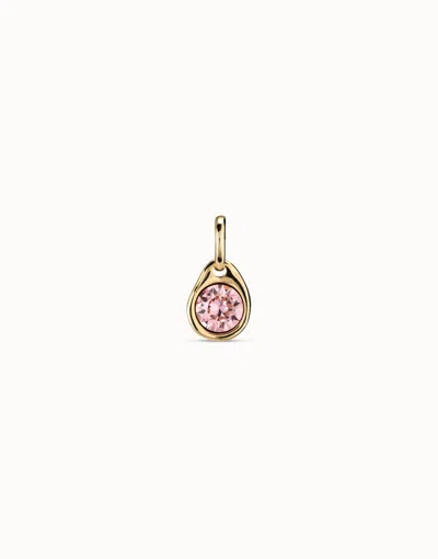 Unode50 Charm With A Pink Crystal