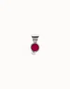 Unode50 Charm With Agate Stone In Red