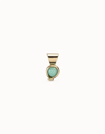 Unode50 Charm With Amazonite Stone In Blue