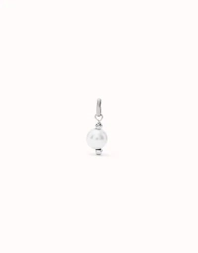 Unode50 Charm  With Pearl In White