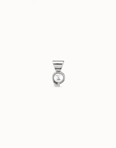 Unode50 Charm With Pearl In White