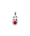 Unode50 Charm With Red Crystal In Multi