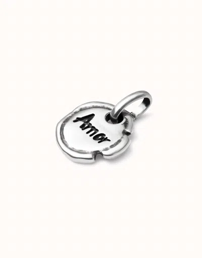 Unode50 Charm With The Word “love” In Silver