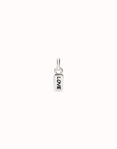 Unode50 Charm With The Word “love” In Metallic