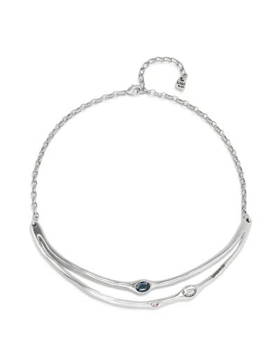 Unode50 Choker Necklace With  Crystals In Multi