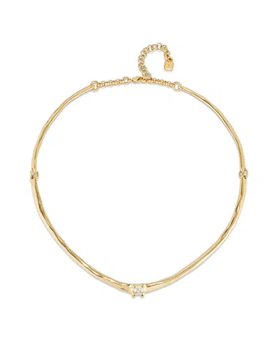 Unode50 Choker Necklace With White Cubic Zirconia