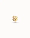 Unode50 Clover Single Stud Earring In Gold