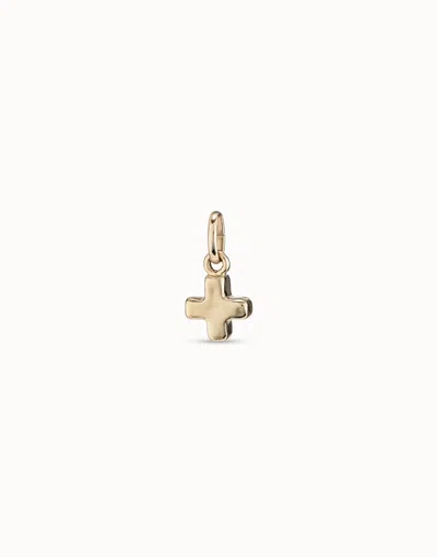 Unode50 Cross Charm In Gold