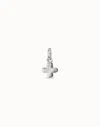 Unode50 Cross Charm In Silver