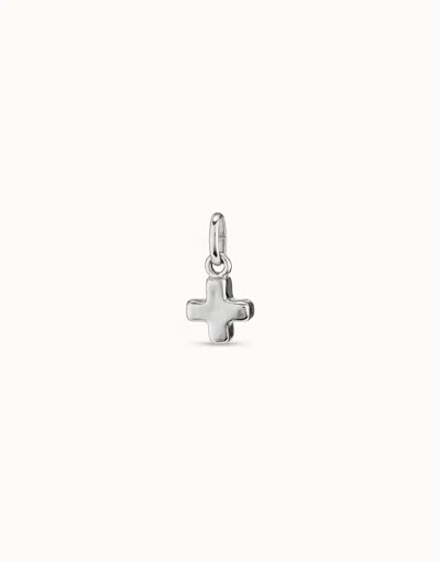 Unode50 Cross Charm In Silver