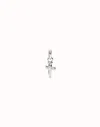 Unode50 Cross-shaped Charm In Silver