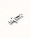 Unode50 Cross-shaped Charm In Silver