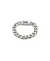 Unode50 Curb Link Bayonet Bracelet In Gray