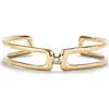 Unode50 Double Topaz Layer Bangle In Gold