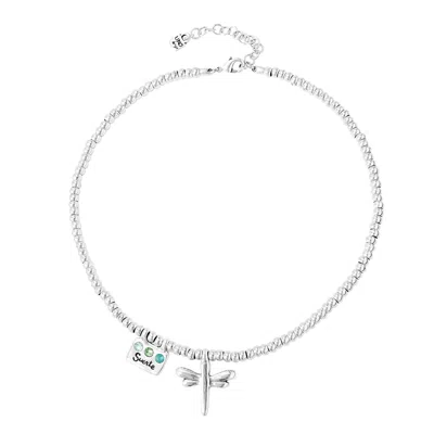 Unode50 Dragonfly Luck Bead Necklace In Multi