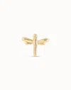 Unode50 Dragonfly Single Stud Earring In Gold