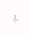 Unode50 Dragonfly-shaped Charm In Silver