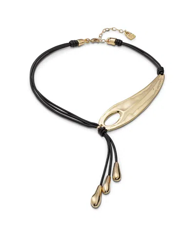 UNODE50 UNODE50 FRINGED LEATHER WHIP NECKLACE