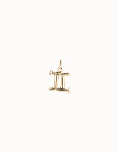Unode50 Gemini Shaped Charm In Black
