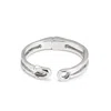 Unode50 Gold Open-cast Bracelet In Silver