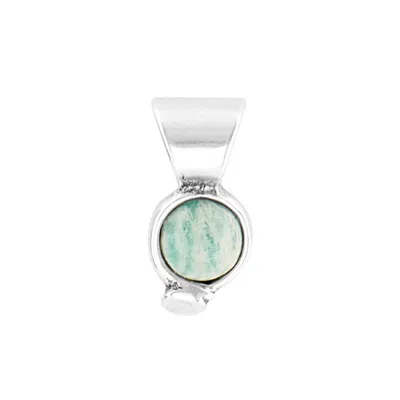 Unode50 Gold-plated And Silver Metal Alloy Charm With Stone In Metallic