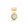 Unode50 Gold-plated And Silver Metal Alloy Charm With Stone In Gold