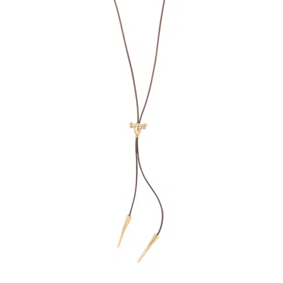 Unode50 Golden Bee Accent Necklace In Multi