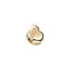 Unode50 Golden Heart Embrace Ring In Gold