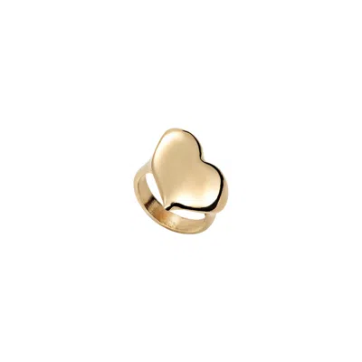Unode50 Golden Heart Embrace Ring