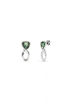 Unode50 Green Cluster Studs In Metallic