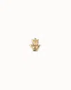 Unode50 Hamsa Single Stud Earring In Gold