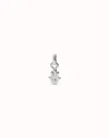 Unode50 Hamsa-shaped Charm In Silver